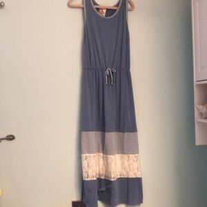 Girls Blue Maxi Dress